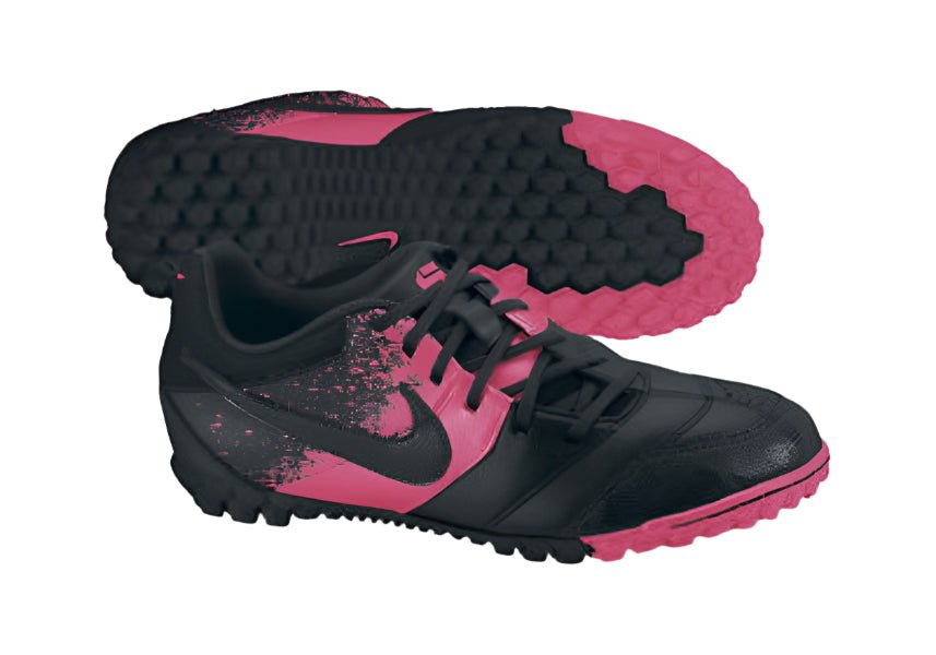 Nike Jr 5 Bomba TF Turf Soccer Cleats - Black/Cherry/Black - Best Buy Soccer