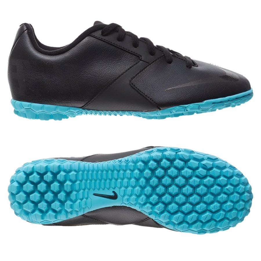 Nike JR Bomba II TF Turf Soccer Cleats - Black/Gamma Blue - Best Buy Soccer