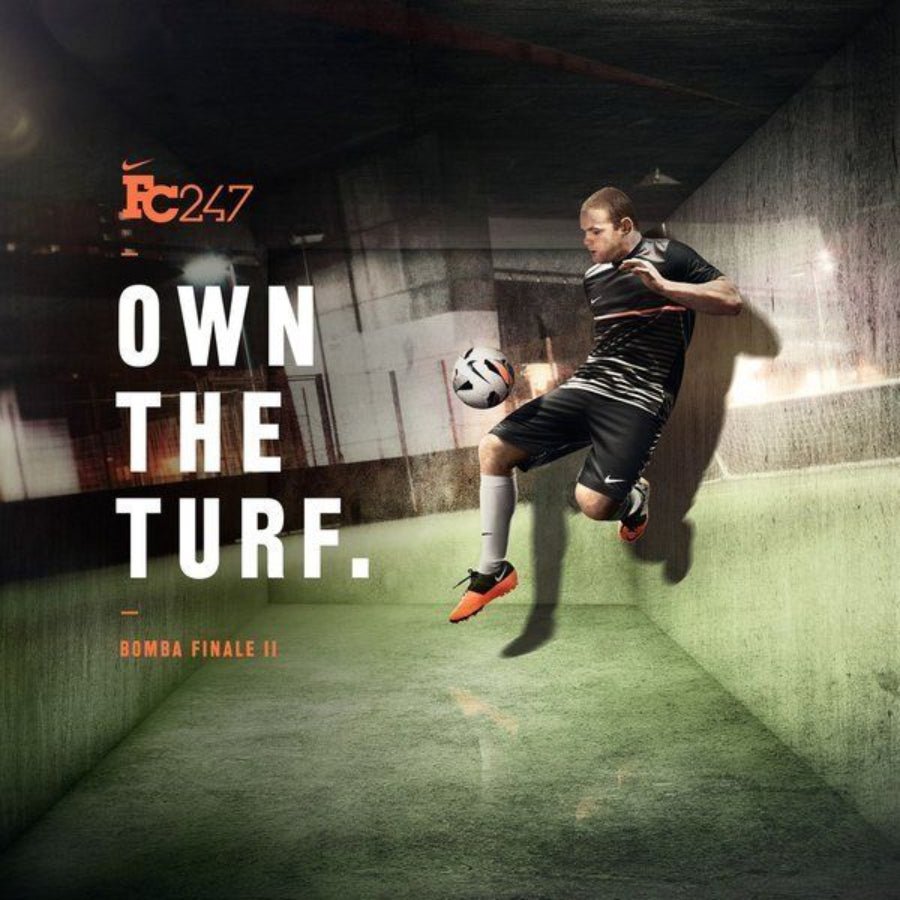 Nike JR Bomba II TF Turf Soccer Cleats - Orange/Black - Best Buy Soccer