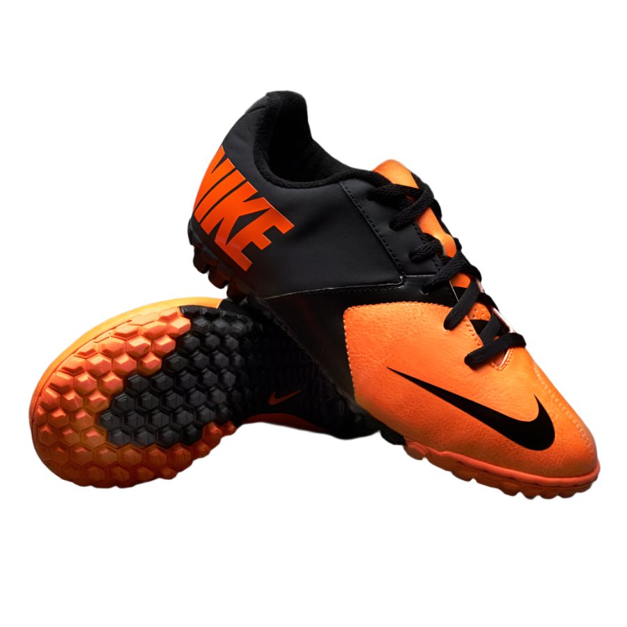 Nike JR Bomba II TF Turf Soccer Cleats - Orange/Black - Best Buy Soccer