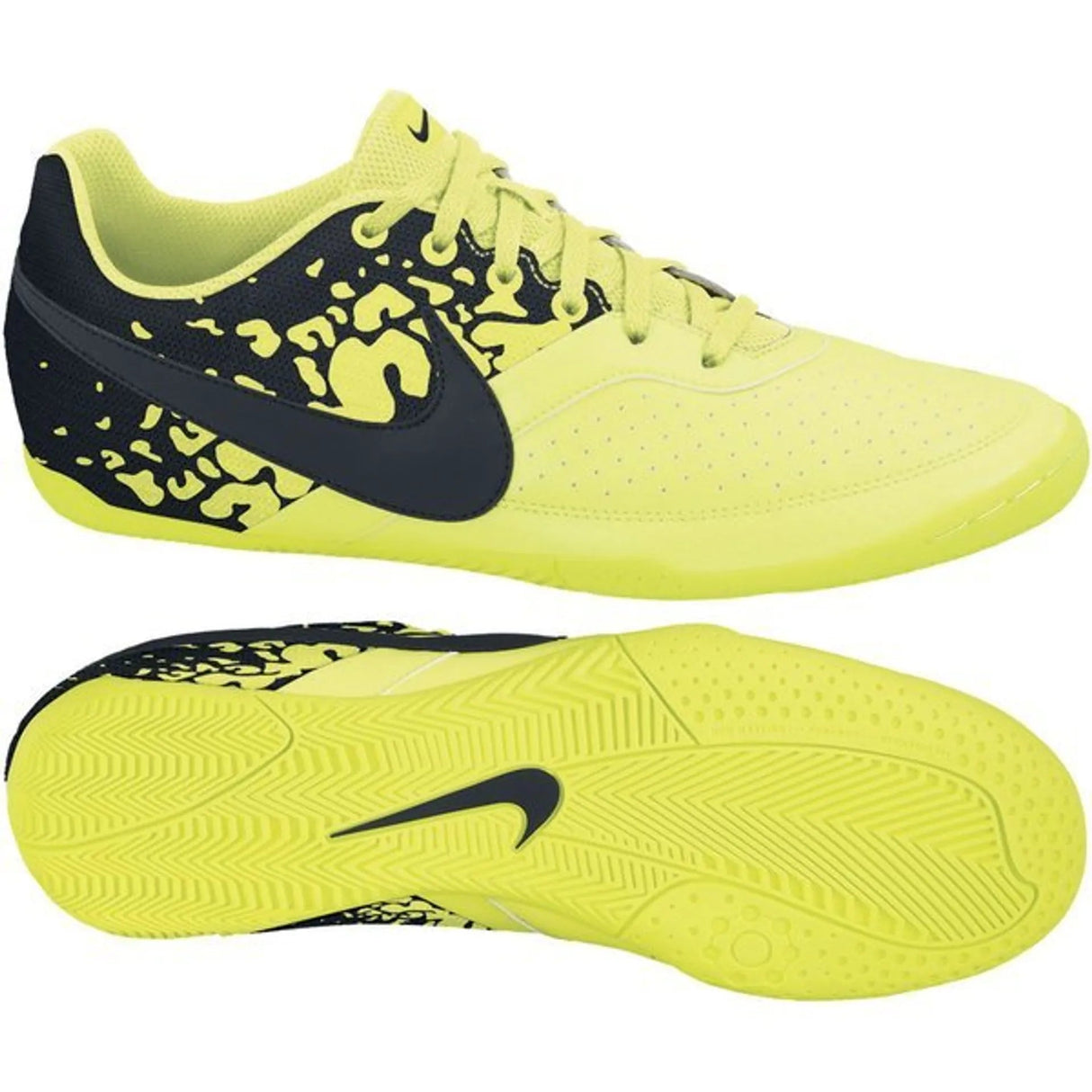 Nike JR Elastico II Indoor Soccer Shoes - Volt/Black - Best Buy Soccer