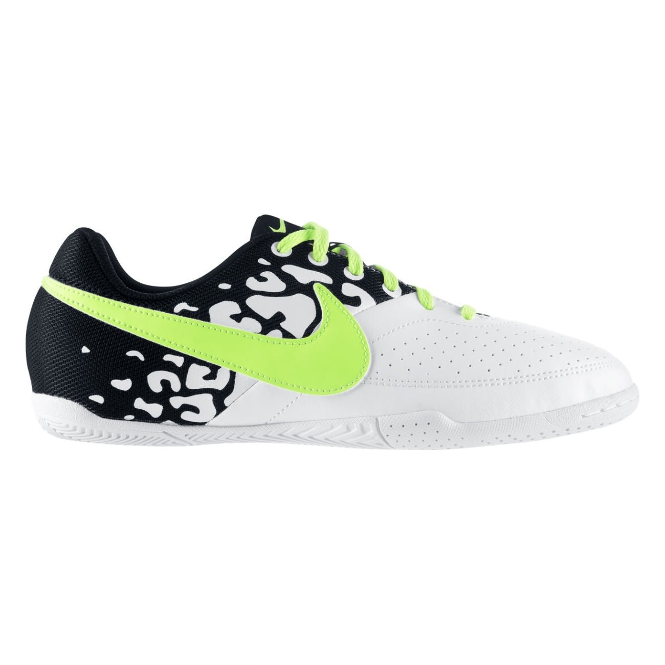 Nike JR Elastico II Indoor Soccer Shoes - White/Flash Lime/Black - Best Buy Soccer