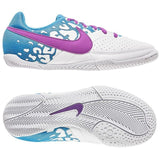 Nike JR Elastico II Indoor Soccer Shoes - White/Laser Purple/Blue Hero - Best Buy Soccer