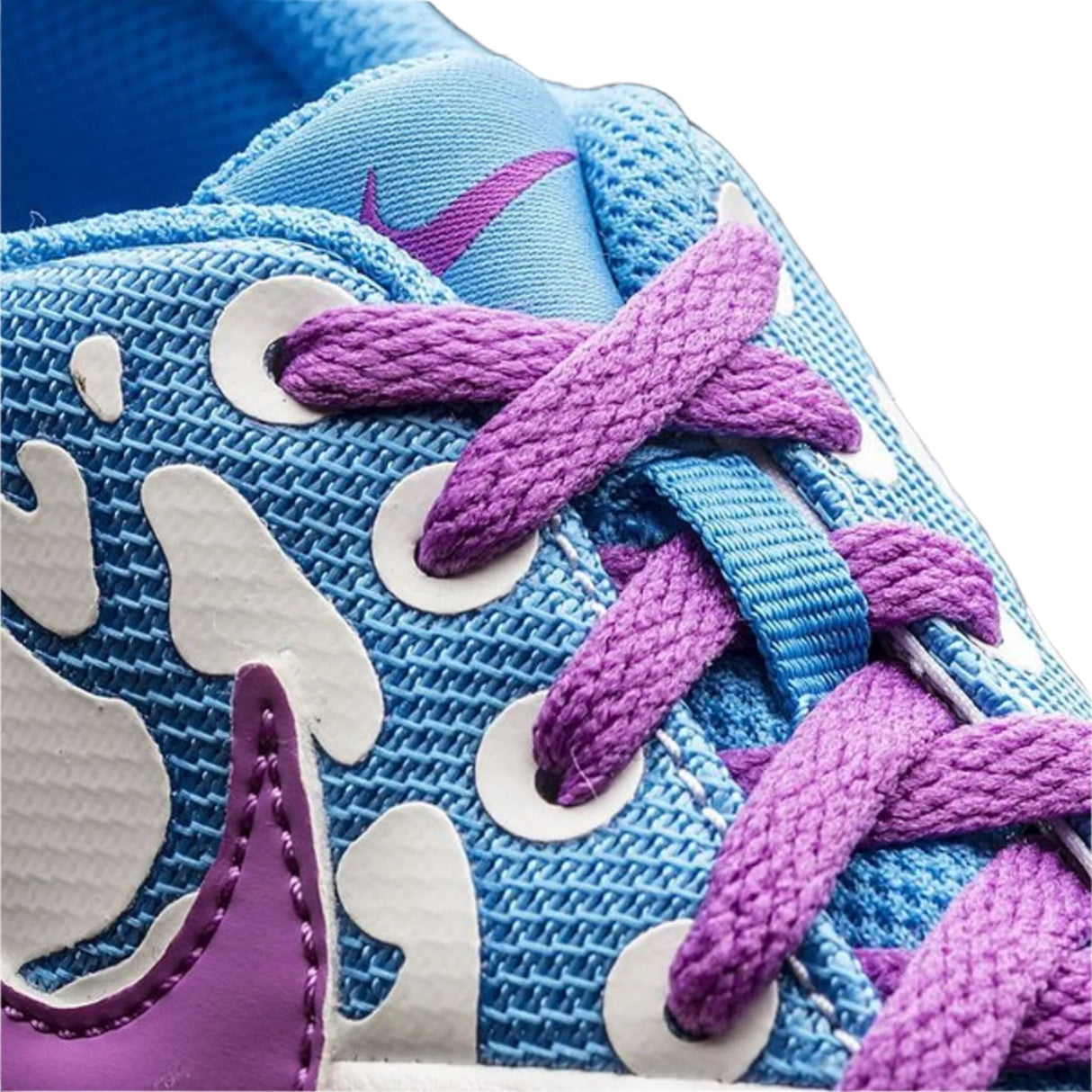 Nike JR Elastico II Indoor Soccer Shoes - White/Laser Purple/Blue Hero - Best Buy Soccer