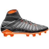 Nike JR Hypervenom Phantom 3 Elite DF FG - Dark Grey/Total Orange/White - Best Buy Soccer