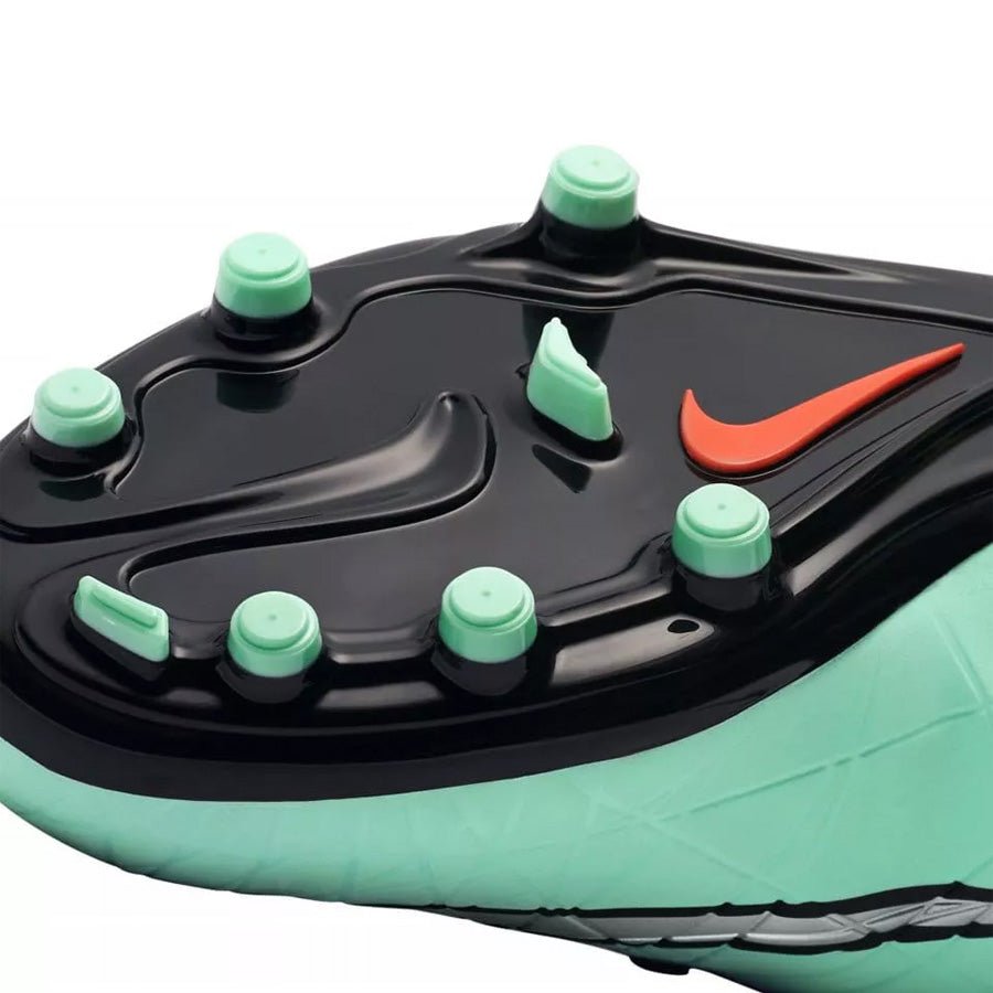 Nike JR Hypervenom Phelon II FG Soccer Cleats - Green Glow/Hyper Orange/Metallic Silver - Best Buy Soccer
