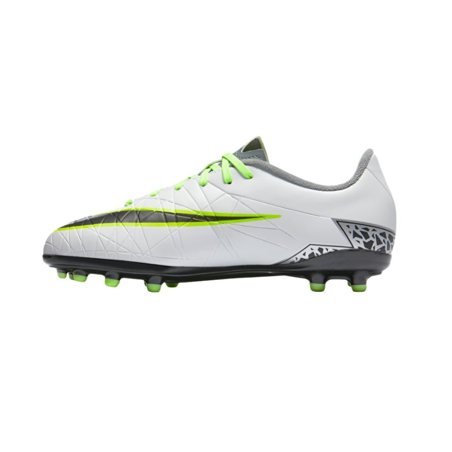 Nike JR Hypervenom Phelon II FG Soccer Cleats - Pure Platinum/Metallic Silver/Ghost Green - Best Buy Soccer