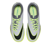 Nike JR HyperVenom Phelon II IC Indoor Shoes - Pure Platinum/Black/Green - Best Buy Soccer