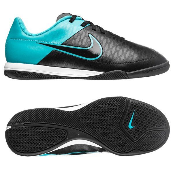 Nike JR Magista Onda IC Indoor Soccer Shoes - Black/Turquoise Blue - Best Buy Soccer