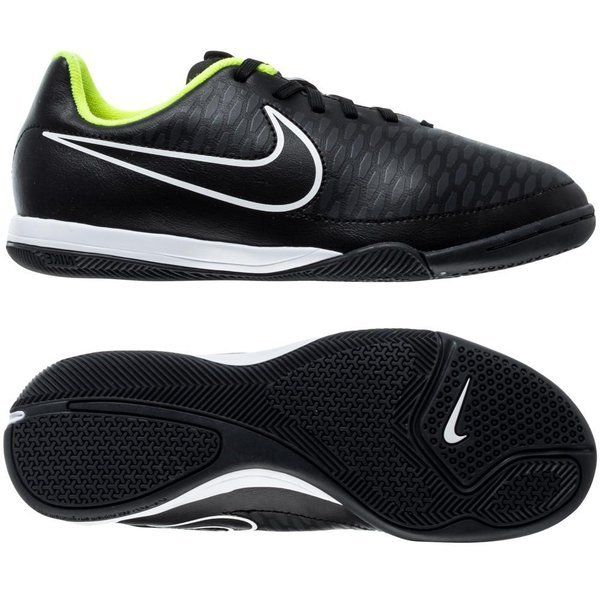 Nike JR Magista Onda IC Indoor Soccer Shoes - Black/White/Volt - Best Buy Soccer