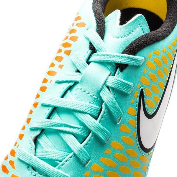 Nike JR Magista Onda IC Indoor Soccer Shoes - Hyper Turquoise/White/Laser Orange - Best Buy Soccer