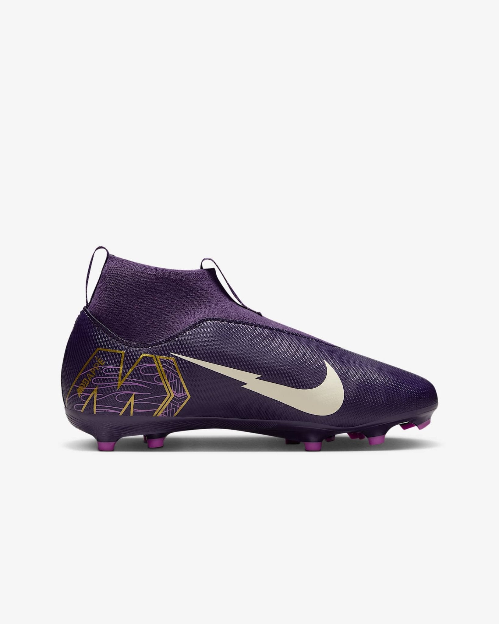 Nike Jr. Mercurial Superfly 10 Academy Kylian Mbappé Grand Purple/Pale Ivory - Best Buy Soccer