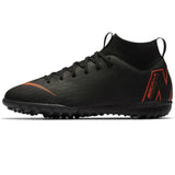 Nike Jr. MercurialX Superfly VI Academy Turf Soccer Boots Black/Orange/White - Best Buy Soccer