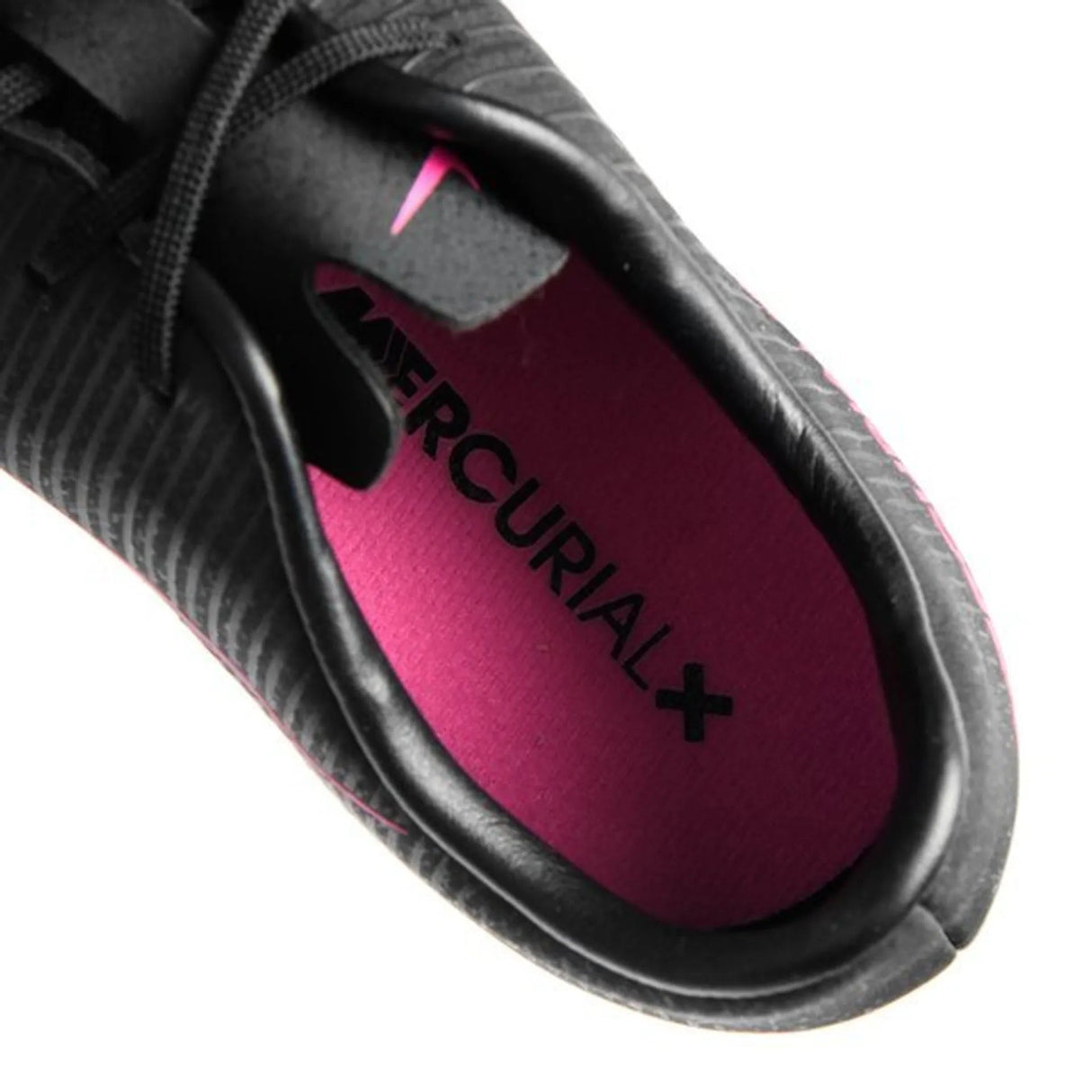Nike Jr MercurialX Vapor XI IC Indoor Soccer Shoes - Black/Pink Blast - Best Buy Soccer