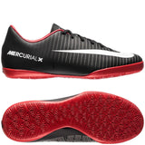 Nike Jr MercurialX Vapor XI IC Indoor Soccer Shoes - Black/White/Grey/Red - Best Buy Soccer