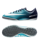 Nike Jr MercurialX Vapor XI IC Indoor Soccer Shoes - Obsidian/White/Gamma Blue - Best Buy Soccer