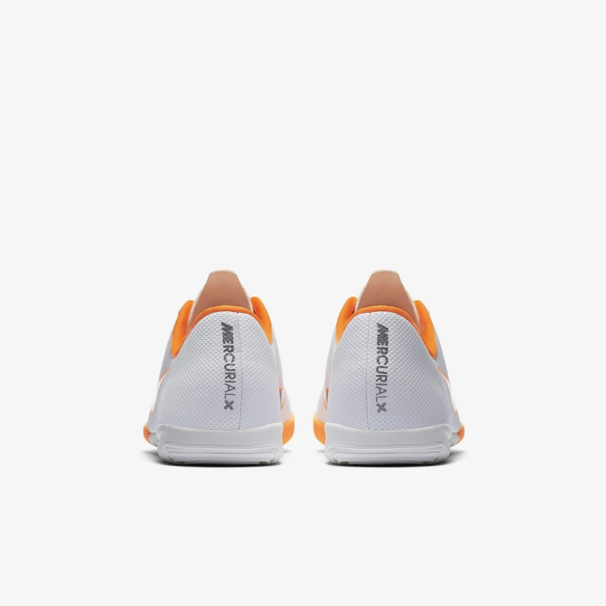 Nike Jr MercurialX Vapor XII Academy Indoor Soccer Shoes - White/Total Orange/Metallic Cool Grey/Metallic Cool Grey - Best Buy Soccer