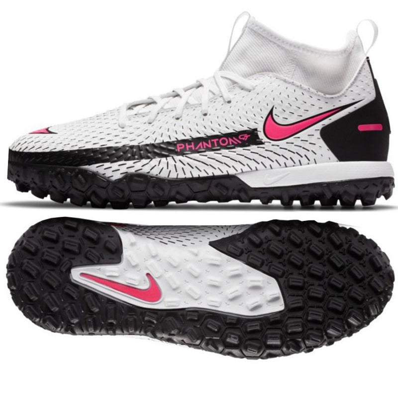 Nike JR Phantom GT TF White/Pink/ - Best Buy Soccer