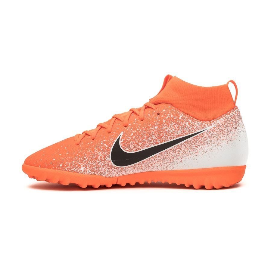 Nike JR Superflyx 6 Academy TF Turf Soccer Cleats - Hyper Crimson/Black/White - Best Buy Soccer