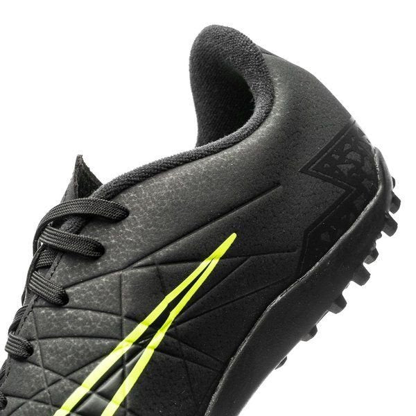 Nike Junior HyperVenom Phelon II TF Tuft Soccer Cleats - Black/Volt - Best Buy Soccer