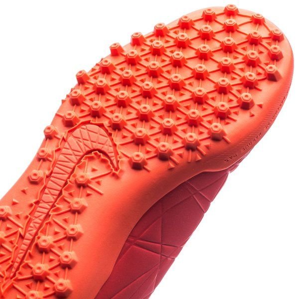 Nike Junior HyperVenom Phelon II TF Tuft Soccer Cleats - Bright Crimson/Orange - Best Buy Soccer
