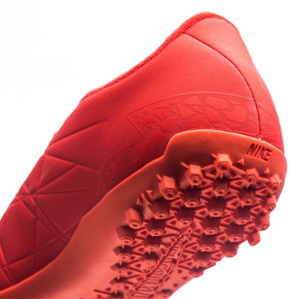 Nike Junior HyperVenom Phelon II TF Tuft Soccer Cleats - Bright Crimson/Orange - Best Buy Soccer