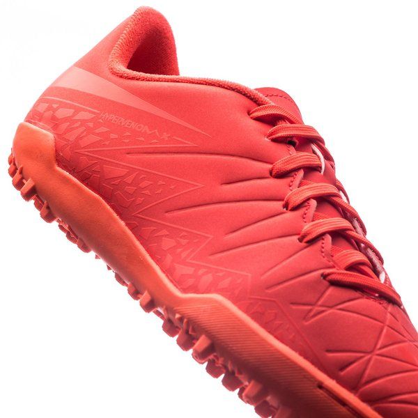 Nike Junior HyperVenom Phelon II TF Tuft Soccer Cleats - Bright Crimson/Orange - Best Buy Soccer