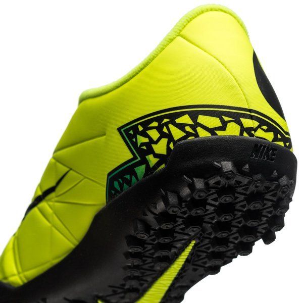 Nike Junior HyperVenom Phelon II TF Tuft Soccer Cleats - Volt/Black/Hyper Turquoise - Best Buy Soccer