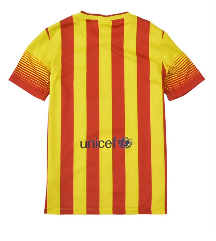 Nike Kid's Barcelona Away Jersey 13 Yellow/Red/Navy - Best Buy Soccer