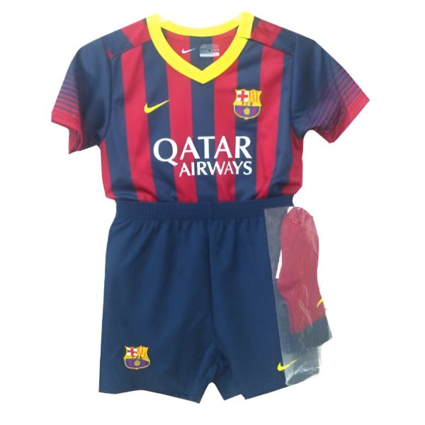 Nike Kid's Barcelona Home Mini - Kit 13 Navy/Red/Yellow - Best Buy Soccer