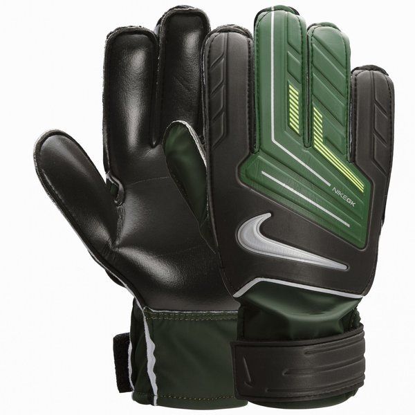 Nike Kid's Jr Grip Goalkeeper Gloves Black/Army/Silver - Best Buy Soccer