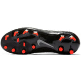 Nike Kids' Jr. Hypervenom Phantom III Dynamic Fit (FG) Firm Ground Soccer Cleats - Black/Red/Silver - Best Buy Soccer