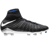 Nike Kids' Jr. Hypervenom Phantom III Dynamic Fit (FG) Firm Ground Soccer Cleats - Black/White/Royal - Best Buy Soccer