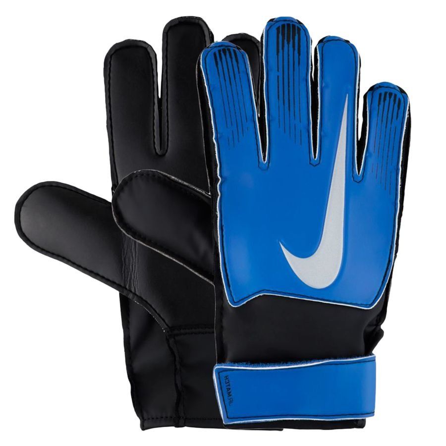 Nike Kid's Junior Match Goalkeeper Gloves Racer Blue/Black/Metaullic Silver - Best Buy Soccer