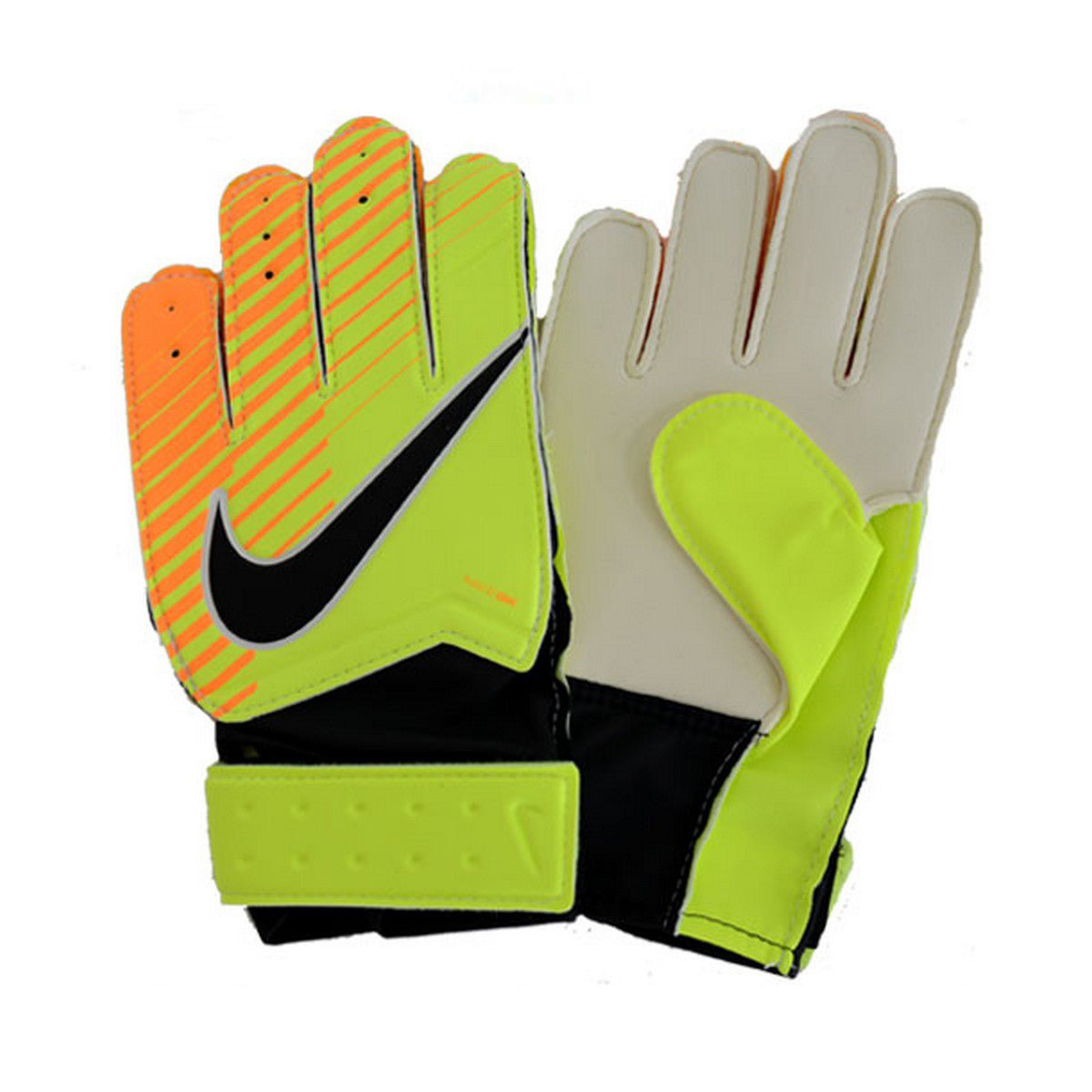 Nike Kid's Match Goalkeeper Gloves Volt/Orange/Black - Best Buy Soccer