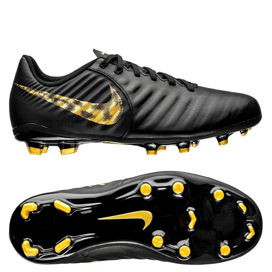 Nike Legend 7 Academy FG Firm Ground Soccer Cleats - Black/Gold - Best Buy Soccer