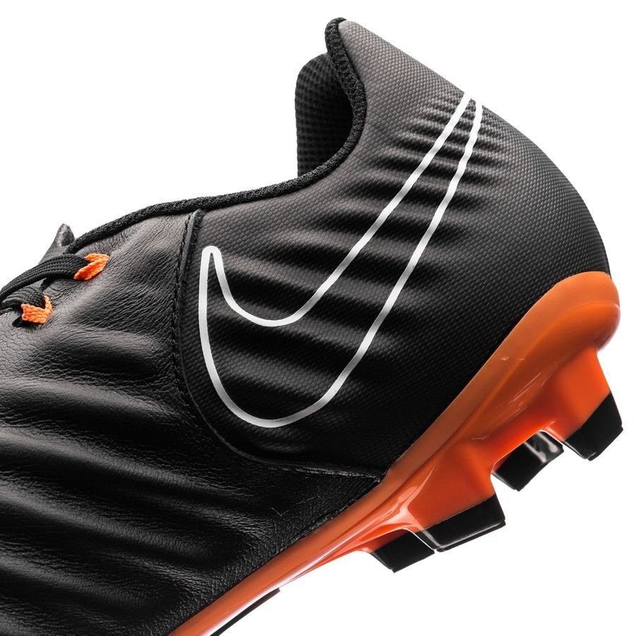 Nike Legend 7 Academy FG Firm Ground Soccer Cleats - Black/Orange/White - Best Buy Soccer