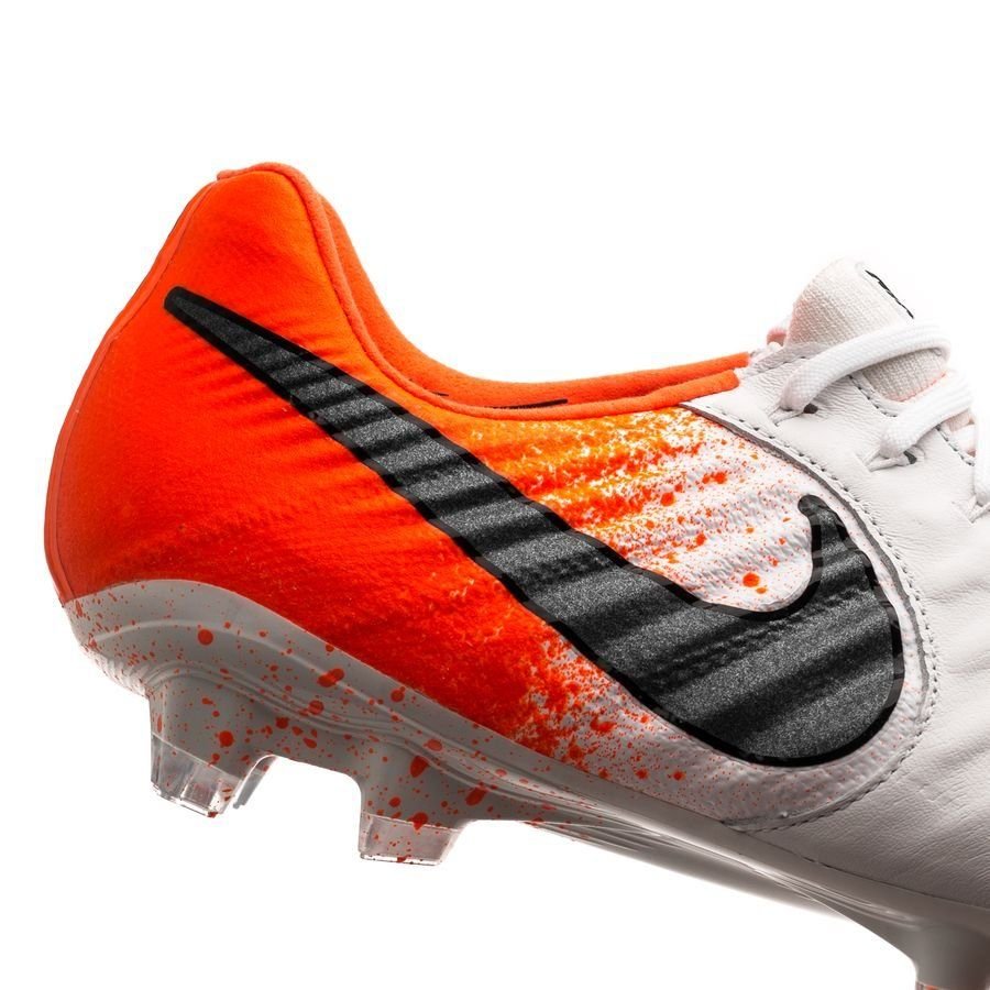 Nike Legend 7 Elite FG Firm Ground Soccer Cleats - White/Black/Crimson - Best Buy Soccer