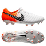 Nike Legend 7 Elite FG Firm Ground Soccer Cleats - White/Black/Crimson - Best Buy Soccer