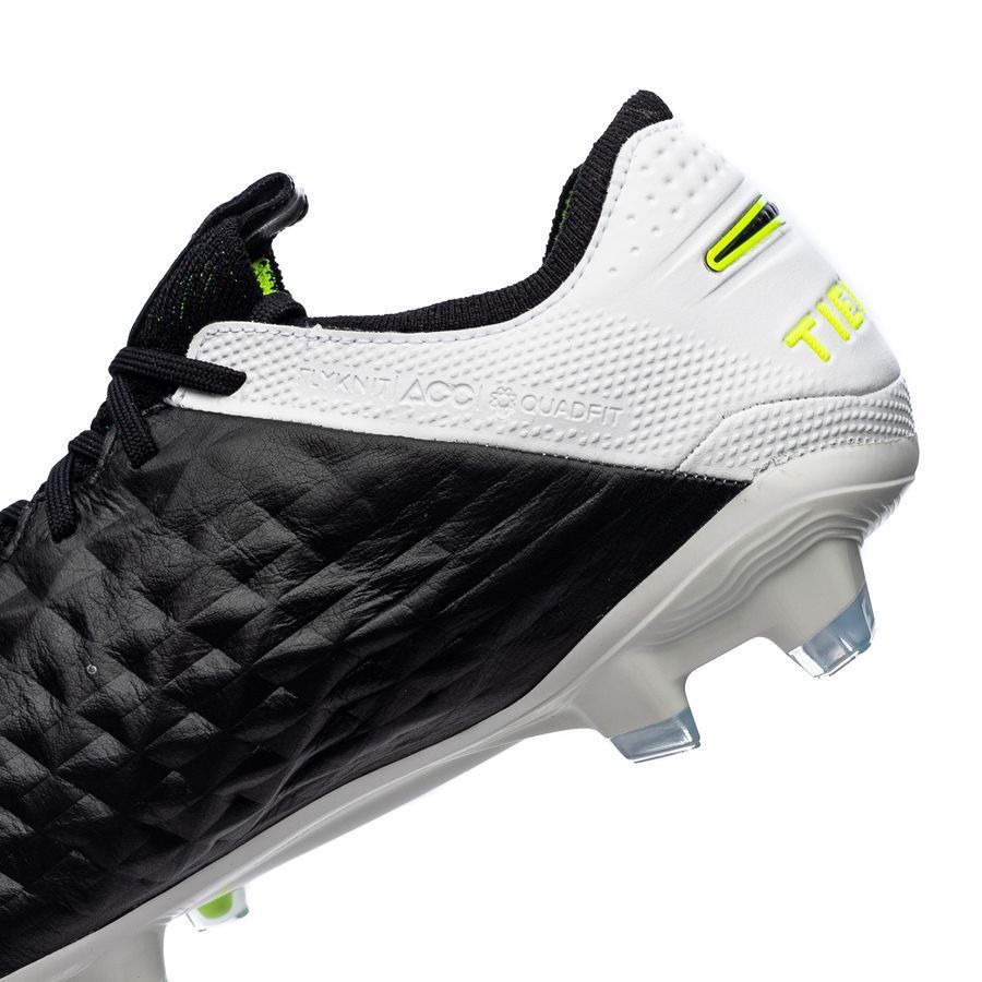 Nike Legend 8 Elite FG Firm Ground Soccer Cleats - Black/Black/White - Best Buy Soccer