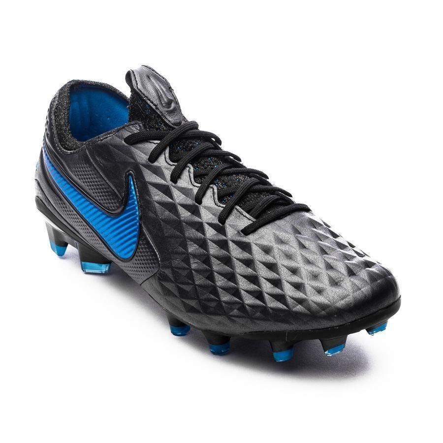 Nike Legend 8 Elite FG Firm Ground Soccer Cleats - Black/Blue Hero - Best Buy Soccer