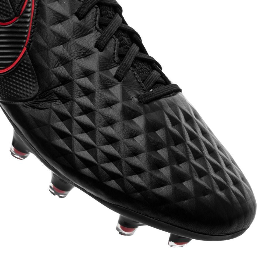 Nike Legend 8 Elite FG Firm Ground Soccer Cleats - Black/Grey/Red - Best Buy Soccer