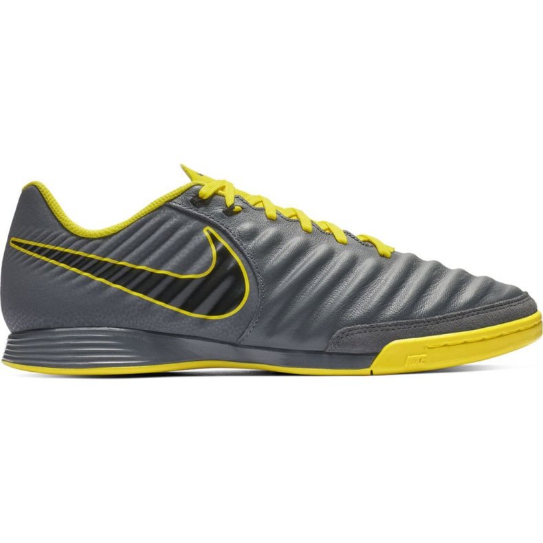 Nike LegendX 7 Academy IC Indoor Soccer Shoes - Dark Grey/Black/Yellow - Best Buy Soccer