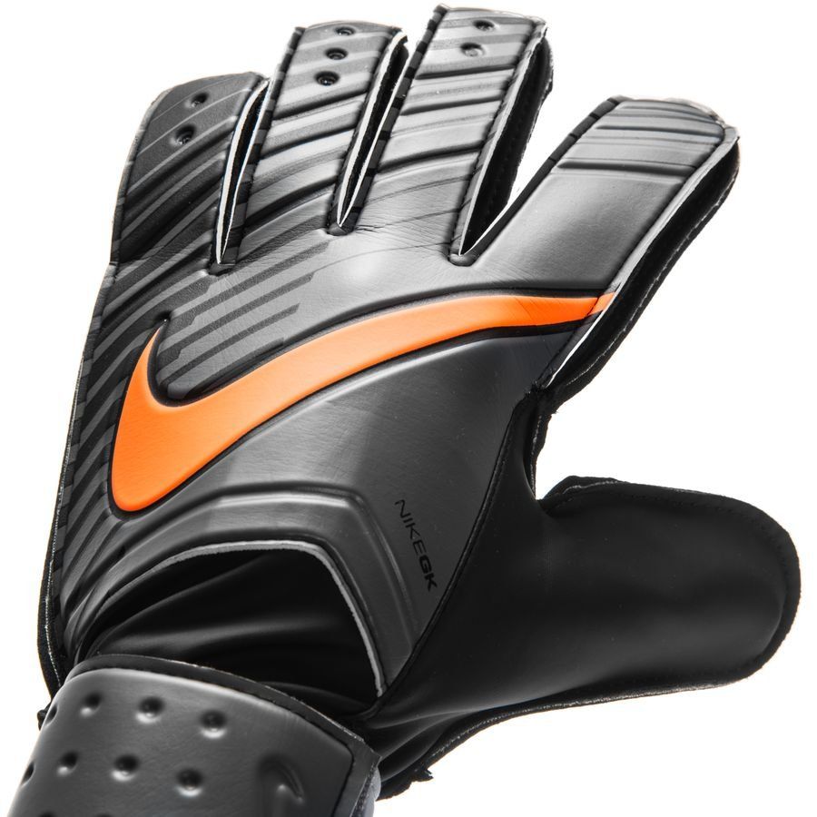 Nike Match Goalkeeper Gloves Grey/Black/Orange - Best Buy Soccer
