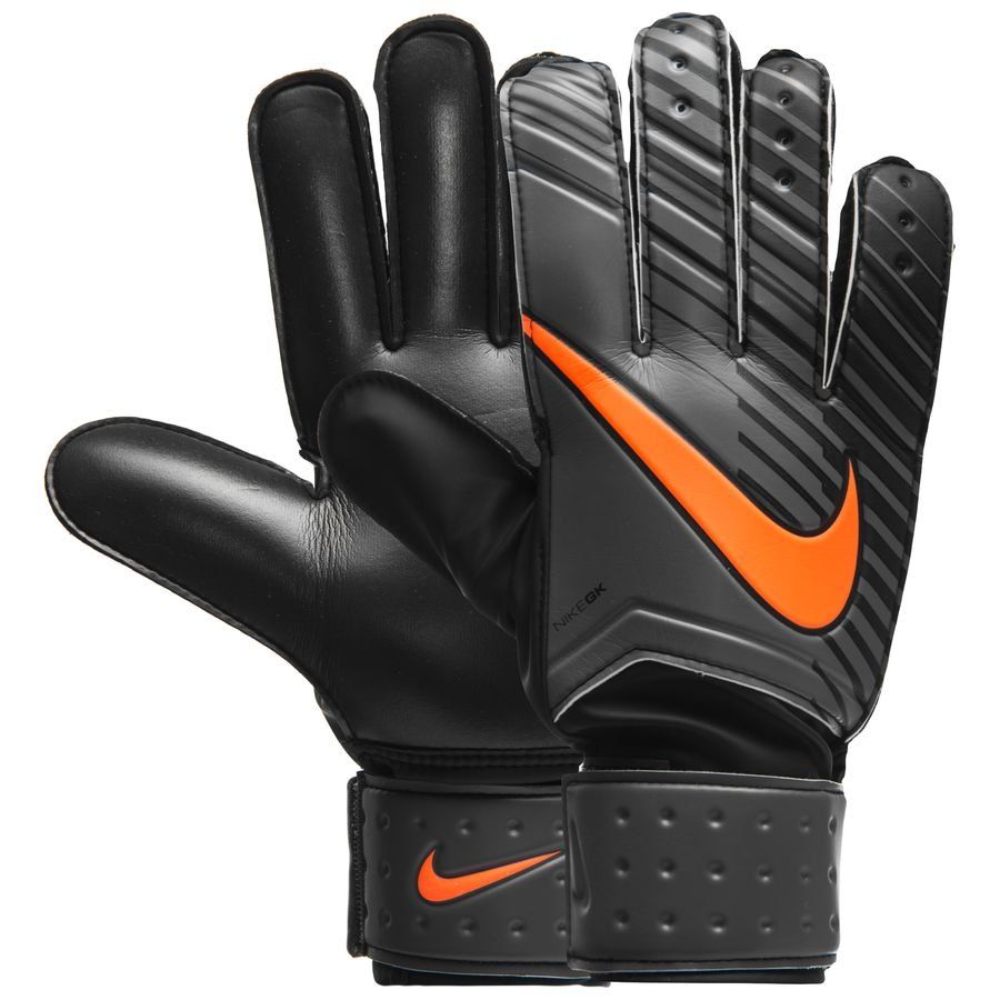 Nike Match Goalkeeper Gloves Grey/Black/Orange - Best Buy Soccer