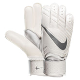 Nike Match Goalkeeper Gloves White/Chrome - Best Buy Soccer