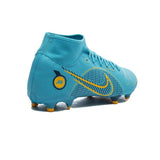 Nike Mercurial Superfly 8 Academy MG Multi - Ground Soccer Cleats Blue/Orange - Best Buy Soccer