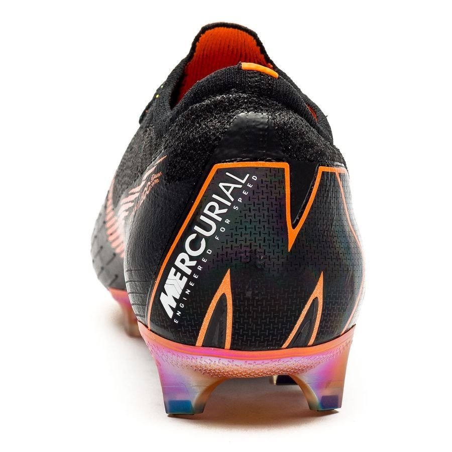 Nike Mercurial Vapor 12 Elite FG Firm Ground Men's Soccer Cleats - Black/Total Orange - Best Buy Soccer