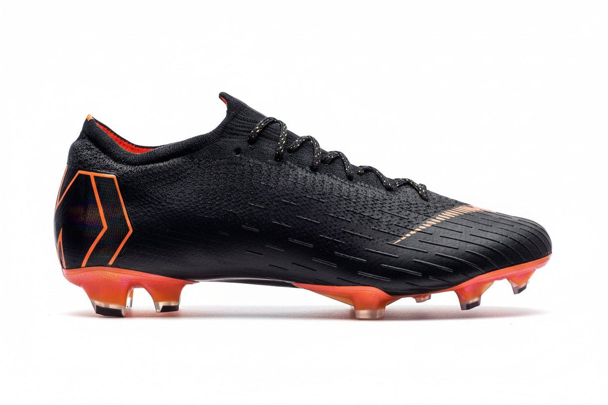 Nike Mercurial Vapor 12 Elite FG Firm Ground Men's Soccer Cleats - Black/Total Orange - Best Buy Soccer