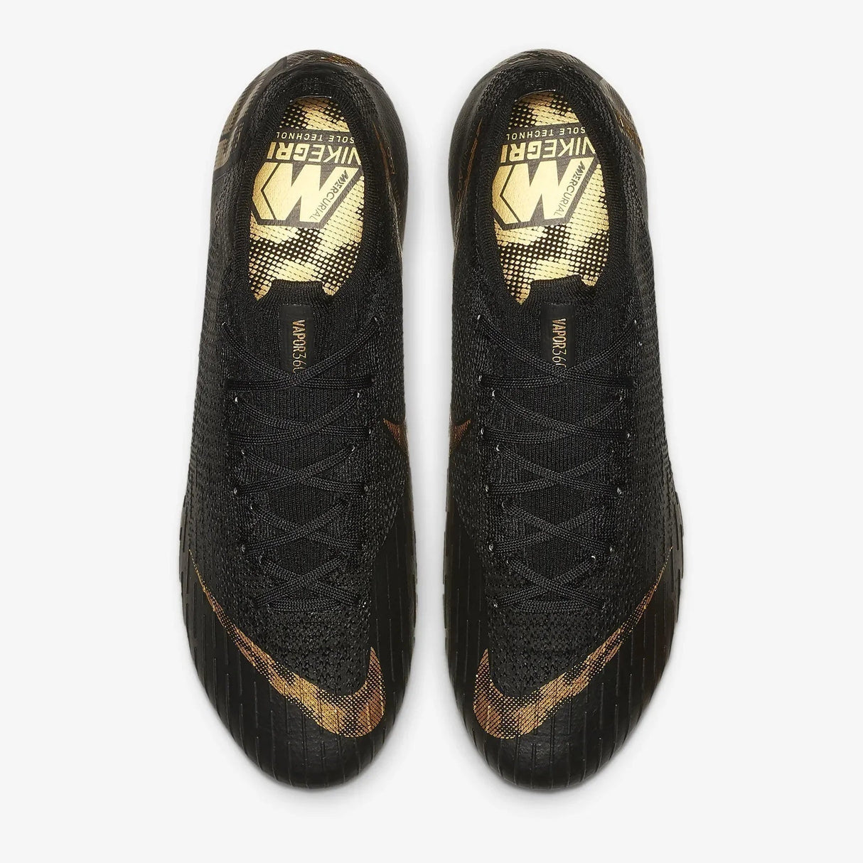 Nike Mercurial Vapor 12 Elite FG Firmj Ground Men's Soccer Cleats - Black/Metallic Vivid Gold - Best Buy Soccer